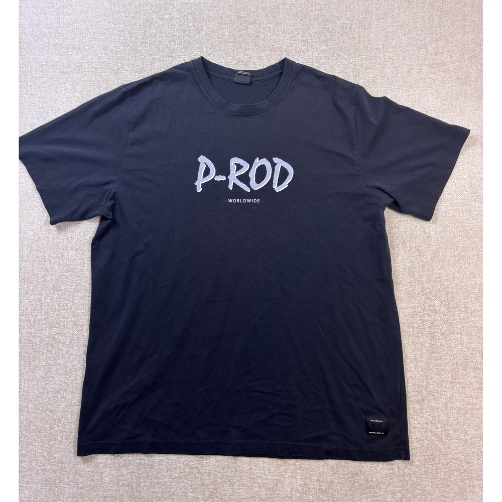 Nike SB P-Rod Worldwide Graphic T-Shirt Mens XXL Black Dri-FIT Paul Rodriguez